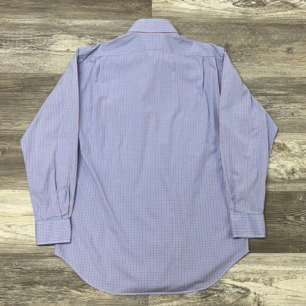 Polo Ralph Lauren Dress Shirt Regent Plaid Mens 15.5 32/33 Medium Classic Fit